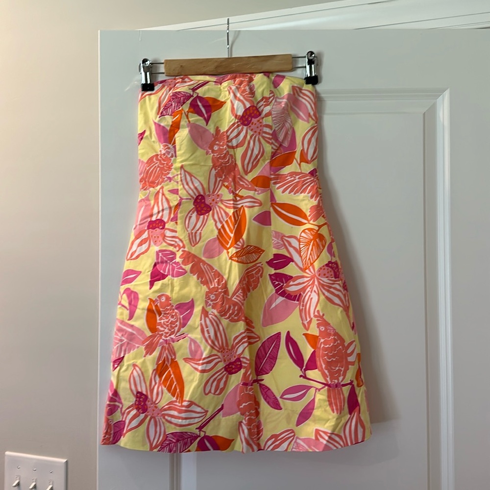 Lilly Pulitzer strapless dress